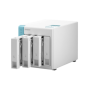 NAS QNAP 431K 4-Bay cu licenta Acronis inclusa, CPU Annapurna Labs Alpine AL-214 1.7GHz Quad Core, RAM 1GB, 2.5"/3.5" SATA 6Gbps