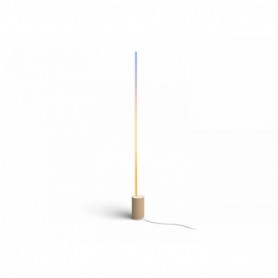Lampadar LED RGB Philips Hue Gradient Signe, Bluetooth, 29W, 2550 lm, lumina alba si color (2000-6500K), IP20, 145.8cm, Aluminiu