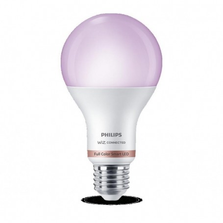 Bec LED RGB inteligent Philips Bulb A67, Wi-Fi, Bluetooth, E27, 13W (100W), 1521 lm, lumina alba si color (2200-6500K)