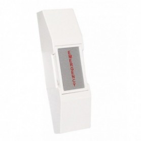 Buton cerere iesire REX aplicabil, din plastic, ND-EB02 Iesire contact: NO/NC, tensiune 12V, 300 mA, auto reset, culoare alba Ic